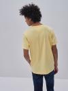 Pánske žlté tričko s potlačou ALONZE 200
